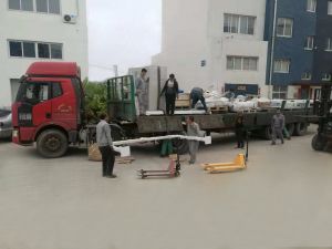 恭喜我司龍門式浴缸全自動(dòng)切邊鉆孔機(jī)械手成功發(fā)至唐山客戶