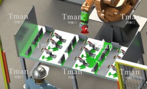 電池殼表面焊疤自動(dòng)打磨