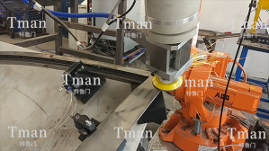 汽車車門焊縫自動(dòng)打磨工作站