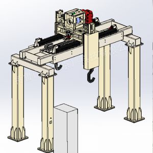 桁架機(jī)械手之卷料搬運(yùn)機(jī)械手