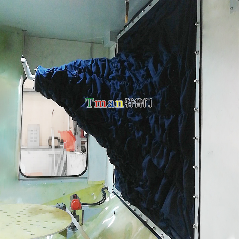 噴砂機(jī)器人屏風(fēng)防護(hù)罩