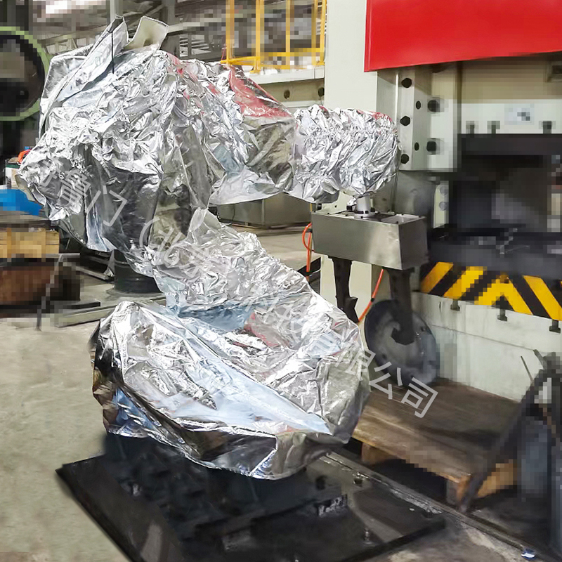 發(fā)那科機器人耐高溫防護服 熱鍛